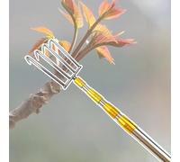 Bichero para Barco Herramienta de Recogida/Postes para Navegación con Ganchos de Garra, Poste Extensible de Empuje y Tracción para Amarre, Palo de Atraque(4-Claw,118-400cm/47" - 158")