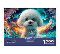 Bichon Fantasy Rompecabezas para Adultos Un Desafío Imposible De Vibrantes Colores - Regalo Navideño Adultos Y para Niños A Partir De 14 Años 70x50cm/1000pcs