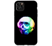 Bichon Frise DJ Auriculares Retro Music Dog Lover Carcasa para iPhone 11 Pro Max