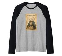Bichon Frise I Do What I Want Guerrero Estilo Japonés Camiseta Manga Raglan