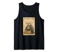 Bichon Frise I Do What I Want Guerrero Estilo Japonés Camiseta sin Mangas