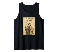 Bichon Frise I Do What I Want Guerrero Estilo Japonés Camiseta sin Mangas