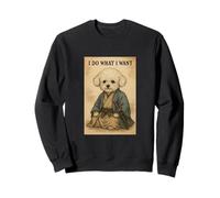 Bichon Frise I Do What I Want Guerrero Estilo Japonés Sudadera
