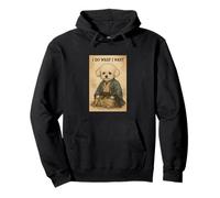 Bichon Frise I Do What I Want Guerrero Estilo Japonés Sudadera con Capucha