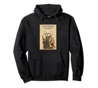 Bichon Frise I Do What I Want Guerrero Estilo Japonés Sudadera con Capucha