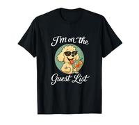 Bichon Frise Lista de invitados Funny Dog Party Camiseta