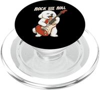 Bichon Frise Tocando Guitarra Rock and Roll Dog Lover PopSockets PopGrip para MagSafe