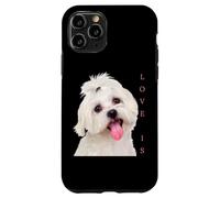 Bichon Maltesa Camisa Perro Mamá Papá Cachorro Bichon Frise Malta Carcasa para iPhone 11 Pro