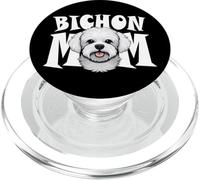 Bichon Mom Cute Bichon Frise Momma Puppy Dog Mujer PopSockets PopGrip para MagSafe