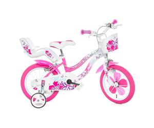 Bici 16 Flappy para Niña Ruedas Cesta Soporte Muñeca Aletas Dino Bikes