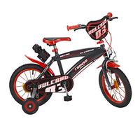 Toimsa: Bicicleta infantil Vulcano, tamaño 14, rojo-negro.