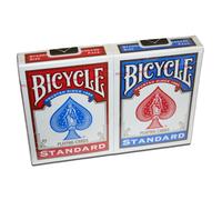 Bicicleta 2-Pack Estándar Índice Cartas De Poker 1 Roja Y 1 Azul Nueva Sellada