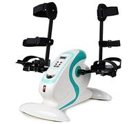 Bicicleta/bicicleta estática motorizada para discapacitados y discapacitados - Ejercitador de pedal eléctrico con soporte protector de piernas - Entrenador de rehabilitación para personas mayores