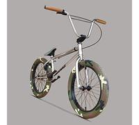 Bicicleta BMX de 50.8 cm para hombres y niños - Pilotos principiantes a avanzados con marco de absorción de impactos, agarres cómodos, pedales DK y cadena K710