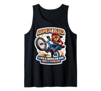 Bicicleta BMX para niños como un niño Normal, Solo para niños, Divertida y Divertida Camiseta sin Mangas