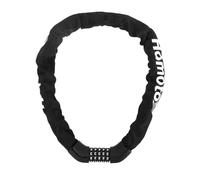 Bicicleta Candado,Cadenas Antirrobo Antirrobo con contraseña de 5 dígitos, Candado para Bicicleta Protección Solar de Alta Seguridad Candado de Acero para Puerta de Bicicleta Moto Scooter (6 Mm Negro)