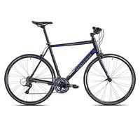 Bicicleta Carretera Torpado KCS ARWIN, 24 velocidades, cuadro de aluminio 6061 Negro-Azul 57