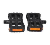 Bicicleta Ciclismo Pedales de Bicicleta, Pedales de Bicicleta eléctrica Reflectores Laterales Negro 88 mm x 55 Rosca 9/16 Pulgadas 2 Piezas