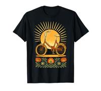 Bicicleta Clásica Polaca Retro Folk Sun Design Camiseta