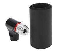 Bicicleta CO2 inflador Mini Bomba portátil con Manga aislada de Peso Negro para el Ciclismo al Aire Libre