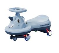 Bicicleta Cochecito con música, luz, Ruedas silenciosas e Intermitentes, Juguete for Montar for niños y niñas de 1 a 6 años. Juguetes(BLU,Flashing Wheel)