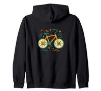Bicicleta con Brújula Ruedas Adventure Ciclismo Viajes Sudadera con Capucha