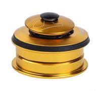 Bicicleta de 44 mm para auriculares para tubos de cabeza de 44 x 44 mm con rodamientos dobles sellados integrados compatibles con horquilla delantera de tubo recto de 28 6 mm (dorado)