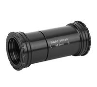 Bicicleta de aleación BB86 Rosca integrada Tornillo de bloqueo 4 rodamientos Soporte inferior Accesorio para bicicleta Negro Rojo FS Rotor φ30 30 108g 12x5x5cm Mecanizado de (BB86*30 negro 4