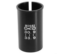 Bicicleta de aleación de aluminio para reductor de tija de sillín para un ajuste mejorado en varias bicicletas (30.9-33.9)