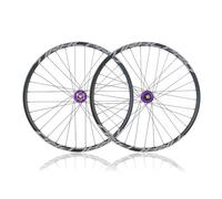 Bicicleta De Carretera 700c Juego De Ruedas Freno De Disco QR Llanta De Aleación De Aluminio 8/9/10/11 Velocidad 32H Ruedas De Grava Delanteras Y Traseras(Purple)
