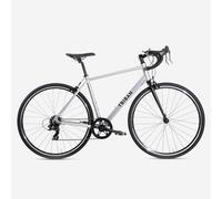 Bicicleta de carretera aluminio monoplato Triban RC 100 gris S