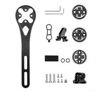 Bicicleta de carretera de aleación de aluminio para bicicleta de montaña para extensión Bryton con ciclismo para luces y cámaras de acción, marco compatible con computadora para Garmin