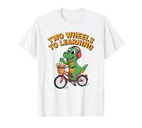 Bicicleta de Dinosaurio de Dos Ruedas para Aprender Camiseta