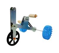 Bicicleta de entrenamiento de loro, juguete de ejercicio de inteligencia para pájaros, bicicleta de actividad de 12 x 8 pulgadas con soporte de perca, bicicleta para pájaros con estilo divertido