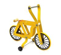 Bicicleta de entrenamiento para pájaros: mini cuadro equilibrado, movimiento de pedal de madera, diseño de aprendizaje interactivo, uso en interiores y exteriores | Bicicleta de entrenamiento para páj
