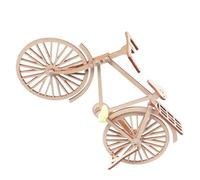 Bicicleta de madera creativa, construcción de ciencias para niños, práctico juguete educativo, modelo de experimento de física y juego imaginativo