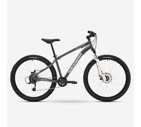 Bicicleta de montaña 27,5" aluminio monoplato Rockrider ST 120 gris naranja XL - 185-200CM