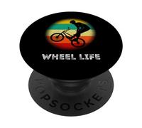 Bicicleta de montaña BMX Balance Bike Trick Cyclist Wheel Life PopSockets PopGrip Adhesivo