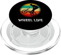 Bicicleta de montaña BMX Balance Bike Trick Cyclist Wheel Life PopSockets PopGrip para MagSafe