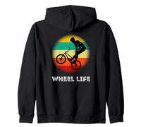 Bicicleta de montaña BMX Balance Bike Trick Cyclist Wheel Life Sudadera con Capucha