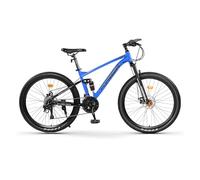 Bicicleta De Montaña con Cambio De Marchas, Bicicleta De Doble Suspensión, para Adultos Hombres, Marchas De 24/27/30 Velocidades 27speed