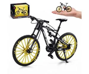 Bicicleta de montaña Finger a escala 1:10, mini bicicleta de dedo, modelo de bicicleta de dedos