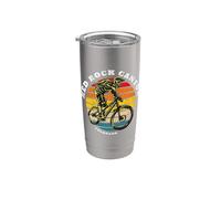 Bicicleta de montaña MTB Red Rock Canyon Colorado Mountain Biking Vaso térmico de acero inoxidable de doble pared