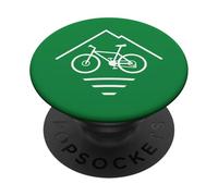 Bicicleta de montaña MTB Trail Biking Adventure Ciclismo Diseño PopSockets PopGrip Adhesivo