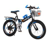 Bicicleta De Montaña Plegable De 18/20/22/24 Pulgadas, 7 Velocidades, Cuadro De Acero De Alto Carbono, para Estudiantes D,20 Inch