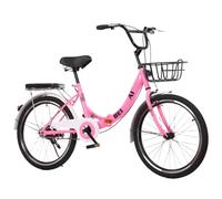Bicicleta De Montaña Plegable para Adultos, Cuadro De Acero Al Carbono De 20/22/24/26 Pulgadas con Amortiguación, Ideal para Desplazamientos Urbanos. D,20 Inch
