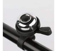 Bicicleta de montaña ruidosa, bicicleta de cobre para mayor visibilidad y seguridad, accesorio de ciclismo fácil de instalar para senderos todoterreno, caminos resistentes y viajes, negro/dorado