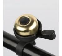 Bicicleta de montaña ruidosa, bicicleta de cobre para mayor visibilidad y seguridad, accesorio de ciclismo fácil de instalar para senderos todoterreno, caminos resistentes y viajes, negro/dorado