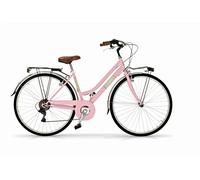 Bicicleta de paseo Airbici ALLURE Lady - 6 Velocidades, Ruedas 700C Rosa Diva