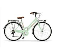 Bicicleta de paseo Airbici ALLURE Lady - 6 Velocidades, Ruedas 700C Verde Giuletta